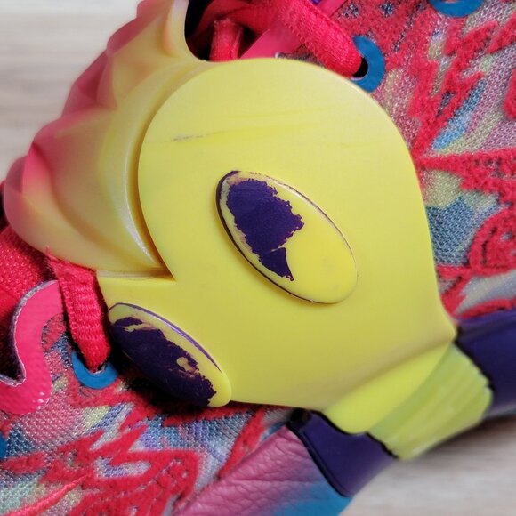 Nike‎ KD 14 Ron English 3 Shoes Mens 8 Red Pink Basketball Athletic DO6903-600 - Picture 10 of 13